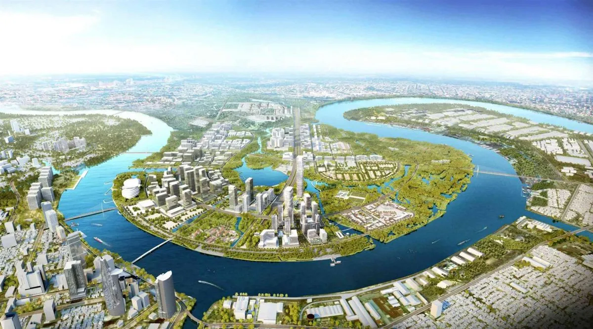 Phối cảnh Khu đô thị Thủ Thiêm