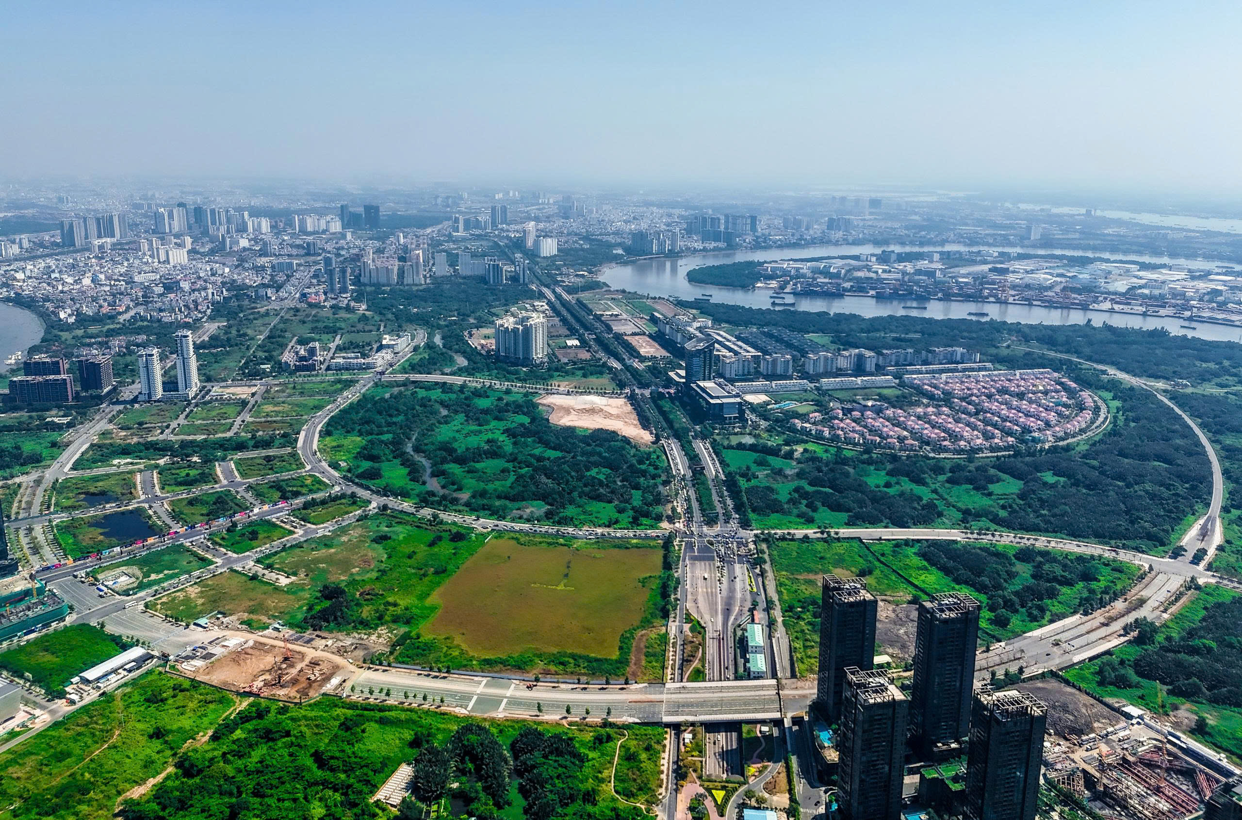 Bản đồ vị trí khu đô thị Thủ Thiêm