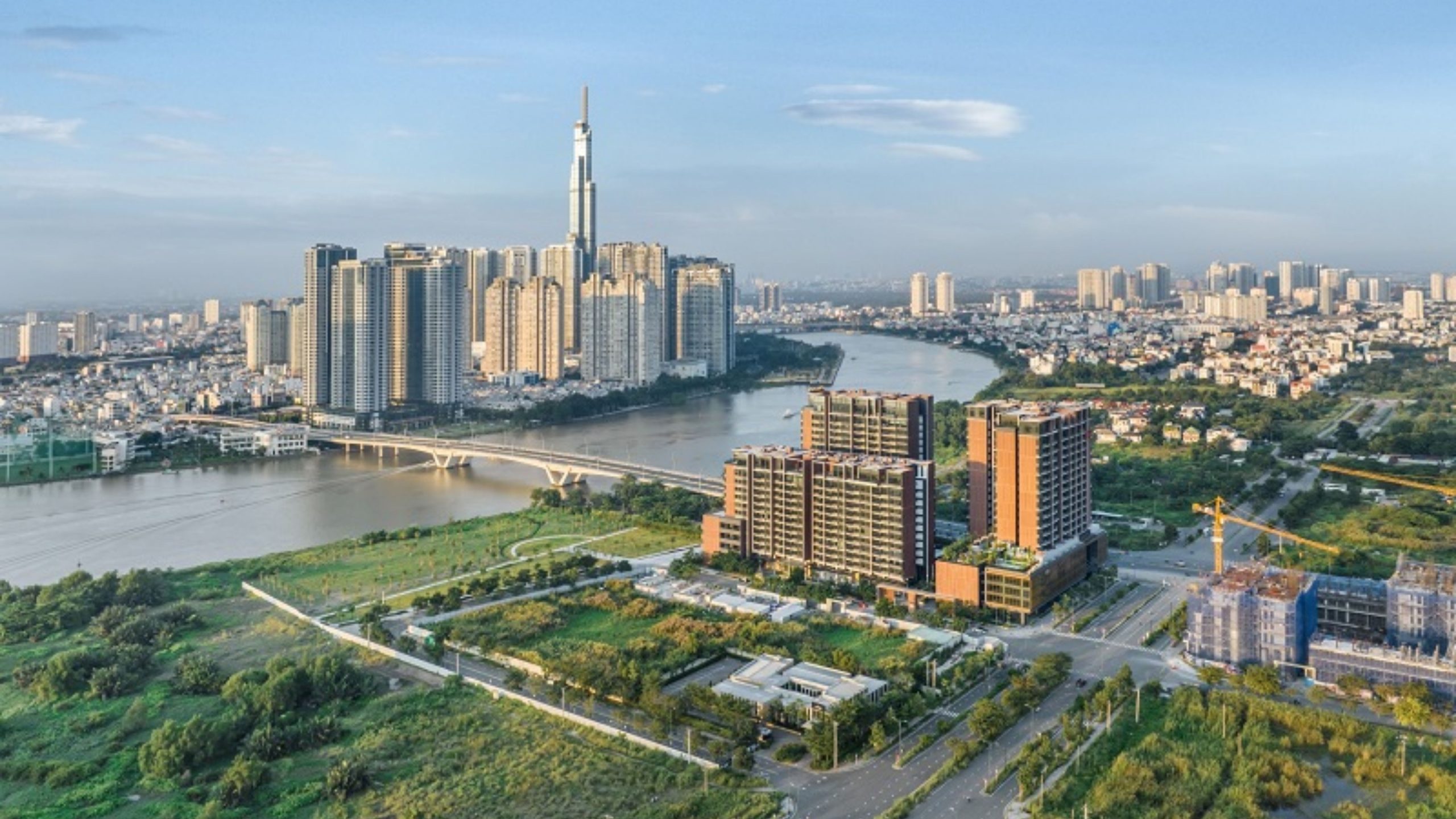 Căn hộ cao cấp khu đô thị Sala Thủ Thiêm nhìn sang Landmark 81