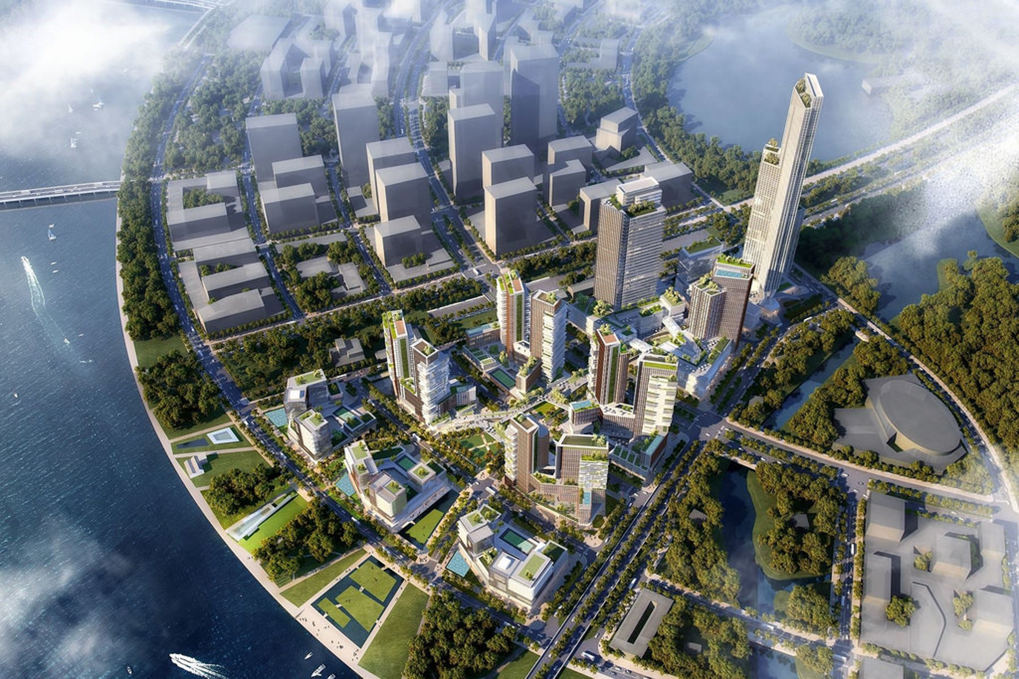 Empire City Thủ Thiêm - dự án tổng vốn 1,2 tỷ USD gồm căn hộ, văn phòng, khách sạn và tháp quan sát